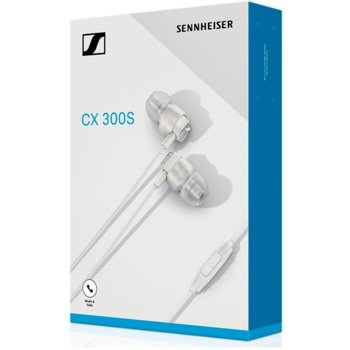 Слушалки с микрофон Sennheiser CX 300S White 50859