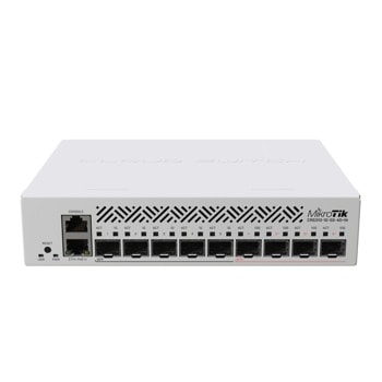 Суич MikroTik CRS310-1G-5S-4S+IN, 10x порта, 10000 Mbps, 1x 10/100/1000 Mbps, 5x SFP, 4x SFP+ 10G | JAR Computers Mikrotik CRS310-1G-5S-4S+IN