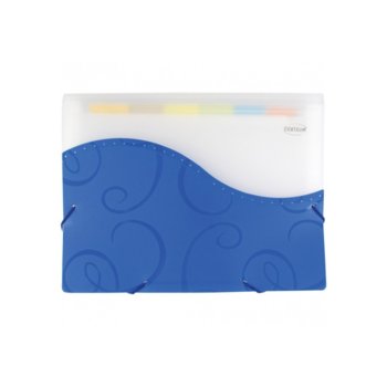 Папка Centrum Arabesque, за документи с формат до A4, с ластик и шест джоба, различни цветове | JAR Computers Centrum Arabesque