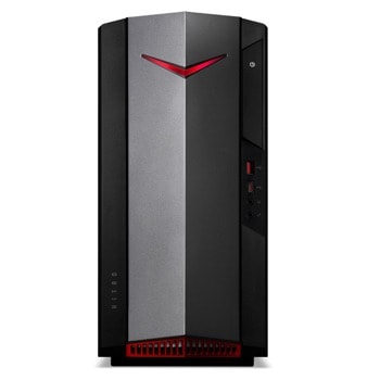 Настолен компютър Acer Nitro N50-620 (DG.E2DEX.00H), шестядрен Rocket Lake Intel Core i5-11400F 2.6/4.4 GHz, NVIDIA GeForce RTX 3060 Ti 8GB, 512GB SSD, 1x USB-C, No OS | JAR Computers Acer Nitro N50-620 DG.E2DEX.00H