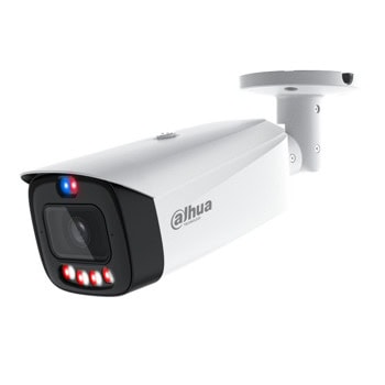 IP камера Dahua IPC-HFW3849T1-AS-PV-0280B-PRO, насочена "bullet" камера, 8Mpix(3840x2160@30fps), 2.8mm обектив, H.265+/H.265/H.264+/H.264/H.264H/H.264B/MJPEG, IR осветеност (до 50 метра), външна IP67, PoE, microSD слот до 512GB, микрофон и говорител | JAR Computers Dahua IPC-HFW3849T1-AS-PV-0280B-PRO