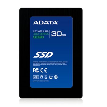 Памет SSD 30GB, A-Data S396, SATA2, 2.5"(6.35cm) | JAR Computers 30GB ADATA S396 SSD SATA2