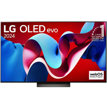Телевизор LG OLED65C41LA, 65" (165.1cm) 4K/UHD OLED Smart TV, HDR10, 100Hz, Dolby Vision, Dolby Atmos, 4K AI Super Upscaling, AI Sound Pro, DVB-T2/C/S2, Wi-Fi, Bluetooth, LAN, 4x HDMI, 3x USB | JAR Computers LG OLED evo C4 OLED65C41LA