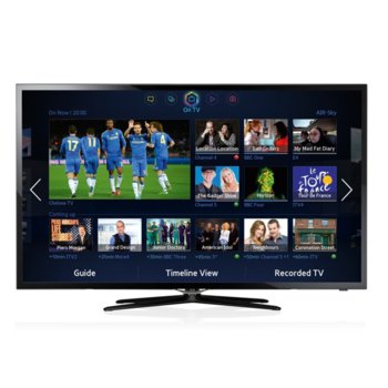 Телевизор 40" (101.60 cm) Samsung UE40F5500, FULL HD LED, DVB-C/T, 100HZ Motion Clarity Index, LAN, WiFi, Smart HUB, HDMI, USB, 2г. гаранция | JAR Computers 40 Samsung UE40F5500, FULL HD LED DVB-C/T