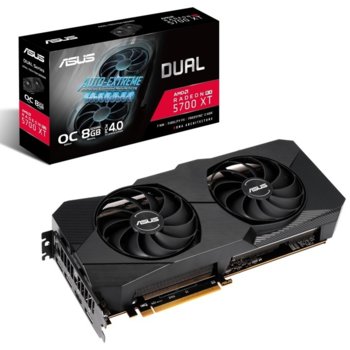 Видео карта AMD Radeon RX 5700 XT, 8GB, Asus DUAL EVO OC Edition, PCI-E 4.0, GDDR6, 256bit, Display Port, HDMI | JAR Computers Asus DUAL RX 5700 XT 8G EVO
