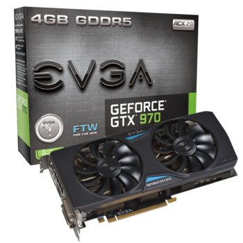 EVGA GF GTX 970 FTW ACX 2.0 4GB 04G-P4-2978-KR