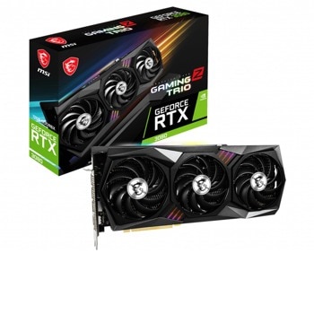 Видео карта Nvidia GeForce RTX 3080, 12GB, MSI GAMING Z TRIO, PCI-E 4.0, GDDR6X, 384-bit, DP, HDMI, LHR | JAR Computers Видео карта MSI RTX 3080 GAMING Z TRIO 12G LHR
