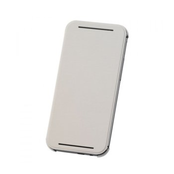Калъф за HTC One 2 (M8), отваряем, кожен, HTC flip case, бял | JAR Computers HTC Flip Case (бял)