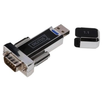 Преходник Digitus DA-70155, USB A(м) към RS232(м) | JAR Computers Digitus USB A(м) към RS232(м) DA-70155-1