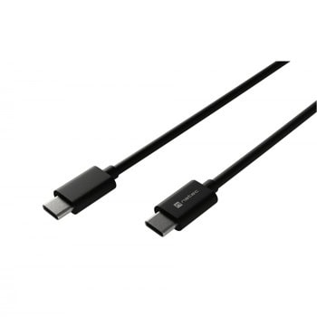 Кабел Natec PRATI, от USB-C(м) към USB-C(м), 1m, 100W, черен | JAR Computers NATEC PRATI USB-C to USB-C 1m NKA-2146