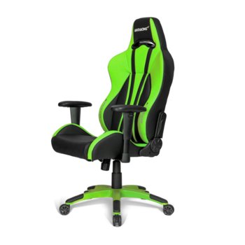 Геймърски стол AKRACING Premium Plus, черен/зелен | JAR Computers AKRACING PREMIUM Plus Green AK-PPLUS-GN