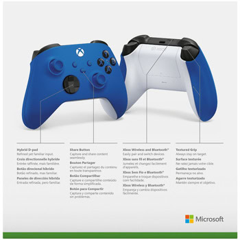 Microsoft Xbox Wireless Controller Shock Blue