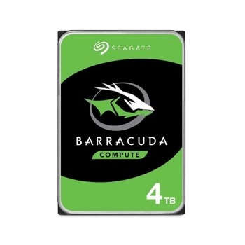 Твърд диск 4TB Seagate Barracuda ST4000DMA04, SATA 6Gb/s, 5400rpm, 256MB кеш, 3.5" (8.89cm) | JAR Computers SEAGATE 4TB Barracuda ST4000DMA04