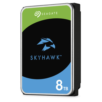 Твърд диск 8TB Seagate SkyHawk (ST800VX010), SATA 6Gb/s, 256MB кеш, 3.5" (8.89cm) | JAR Computers HDD Seagate SkyHawk 8TB ST8000VX010