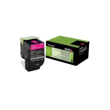 КАСЕТА ЗА LEXMARK CX310/CX410/CX510 - Magenta - Return program cartridge - P№ 80C20M0 - / 802M / - Заб.: 1000k | JAR Computers КАСЕТА ЗА LEXMARK CX310/CX410/CX510 - Magenta