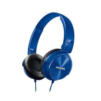 Headphones Philips, inspired for DJs, Blue