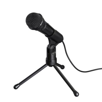 Микрофон Hama MIC-P35 Allround, трипод, 2.5m кабел, черен | JAR Computers Hama MIC-P35 Allround 139905