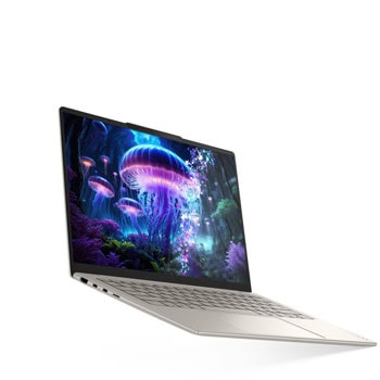 Лаптоп Lenovo Yoga Slim 7 14ILL10 (83JX001EBM)(бял), осемядрен Intel Core Ultra 7 258V 2.2/4.8GHz, 14" (35.56cm) WQXGA 120Hz OLED Display, 32GB LPDDR5x, 512GB SSD, 2x Thunderbolt 4, Windows 11 Home, 1.19 kg | JAR Computers Лаптоп Lenovo Yoga Slim 7 14ILL10 83JX001EBM