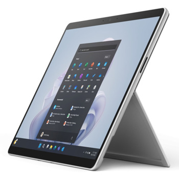 Хибриден лаптоп Microsoft Surface PRO 9 (QI9-00021), десетядрен Intel Core-i5 1.3/4.4GHz, 13" (33.02cm) PixelSense Flow Glare Touchscreen дисплей, (Thunderbolt 4), 16GB LPDDR5, 256GB SSD, Windows 11 Home, 0.87kg | JAR Computers Microsoft Surface PRO 9 8/256 Graphite QI9-00021