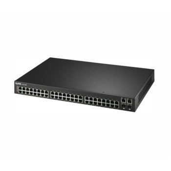 Суич ZyXEL ES-3148, 10/100 Mbps, 48-ports, PoE, 2xSFP, QoS, MVR, Q-in-Q, ACL | JAR Computers ZyXEL ES-3148