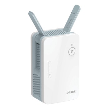 Range Extender/Repeater D-Link EAGLE PRO AI E15 AX1500, 2.4GHz (300Mpbs)/ 5 GHz (1200 Mbps), 1x 10/100/1000 | JAR Computers D-Link EAGLE PRO AI AX1500 Mesh Range Extender