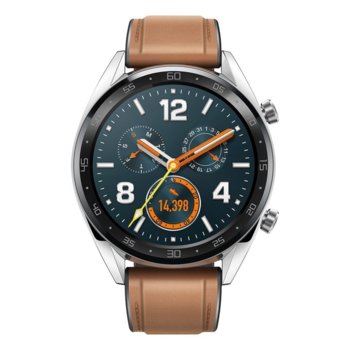 Huawei Watch GT + Fluoroelastomer Strap, Orange