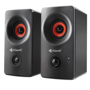 Тонколони Kisonli AC-9002BT, 2.0, 10W, 3.5mm jack, Bluetooth, черни | JAR Computers Kisonli AC-9002BT 46345456