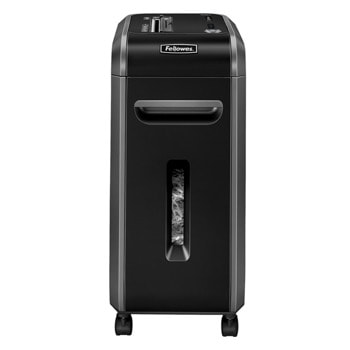 Шредер Fellowes Powershred 99Ci, до 18 листа А4, раздробява карти/хартия/телчета/кламери, Jam Proof система, SafeSense, SilentShred, кошче за отпадъци с обем 34 литра | JAR Computers Fellowes Powershred 99Ci
