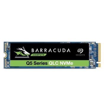 Памет SSD 1TB, Seagate BarraCuda Q5 (ZP1000CV30001), NVMe, M.2 (2280), скорост на четене 2400 MB/s, скорост на запис 1700 MB/s | JAR Computers Seagate ZP1000CV30001