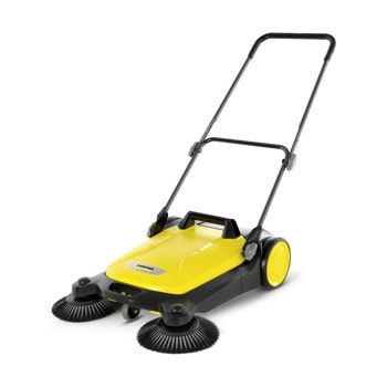 Ръчна метачна машина Karcher S 4 Twin, 20 л. контейнер, 2400 m2/h, 680 мм работна ширина, жълта | JAR Computers Метачна машина S 4 Twin