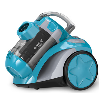 Прахосмукачка Rohnson R-1213, вертикална, без торба, 800W, 2 l капацитет на контейнера, енергиен клас А, миещ се HEPA филтър, автоматично навиване на кабела, синя | JAR Computers прахосмукачка rohnson r-1213