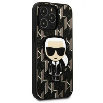 Monogram Ikonik за iPhone 13 Pro Max черен
