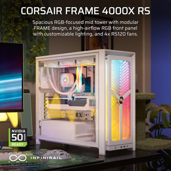 corsair frame 4000x rs white | JAR Computers corsair frame 4000x rs white
