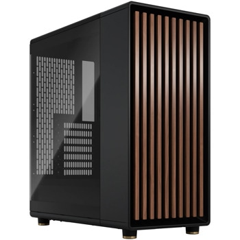 Кутия Fractal Design North, ATX /mATX/Mini-ITX, 2x USB 3.0, прозорец, черна, без захранване | JAR Computers кутия fractal design north black tgd fd-c-nor1c-02