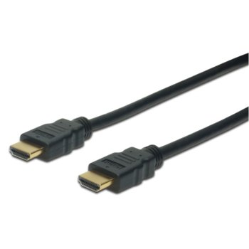 Кабел ASSMANN AK-330107-030-S, HDMI(м) към HDMI(м), 3.0м, поддържа 4K Ultra HD 3840x2160, 3D, ARC | JAR Computers ASSMANN AK-330107-030-S