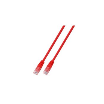 Пач кабел UTP EFB Elektronik, 5m, Cat 5E, червен | JAR Computers EFB Elektronik RJ45 U/UTP Cat.5e 5m red 8096.5