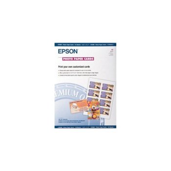 ХАРТИЯ EPSON PHOTO PAPER CARDS - 3.5 " x 2.0" - …