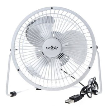Настолен вентилатор Sapir SP 1760 USB4, 5V, 10 cm диаметър, 2.5W, бял | JAR Computers Sapir SP 1760 USB4 White