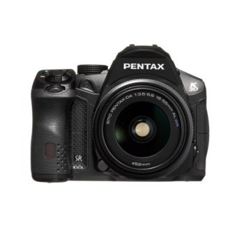 Pentax K-30, черен + обектив Pentax SMC 18-55mm