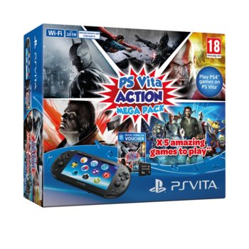 PlayStation Vita Action Mega Pack 8GB 5 games