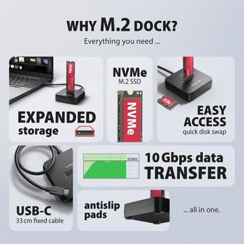 AXAGON ADSA-M2C11L | JAR Computers AXAGON ADSA-M2C11L