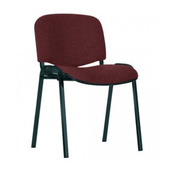 Посетителски стол ISO BLACK, дамаска, бордо | JAR Computers ISO BLACK Dark Red