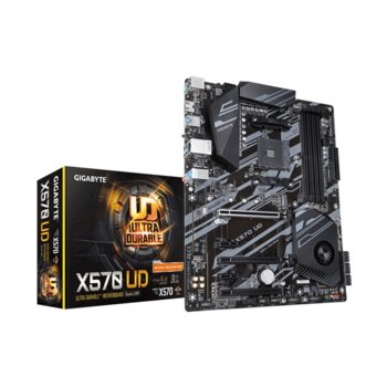 Дънна платка Gigabyte X570 UD, X570, AM4, DDR4, PCIe 4.0 (HDMI)(CF), 6x SATA 6GB/s, 2x M.2 socket, 4x USB 3.2 Gen 1, ATX | JAR Computers Gigabyte X570 UD