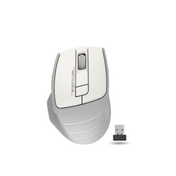 Мишка A4tech FG30 Fstyler, оптична (2000 dpi), безжична, 6 бутона, USB, бяла | JAR Computers A4tech FG30 Fstyler