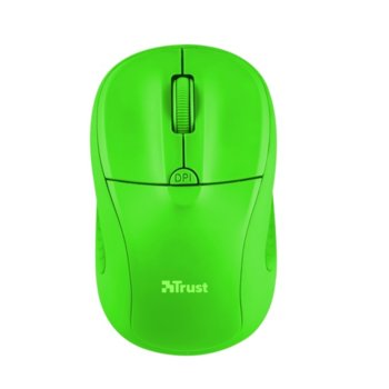 TRUST Primo Wireless Mouse 21922 Neon Green