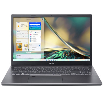 Лаптоп Acer Aspire 5 A515-57-77E6 (NX.KN4EX.014)(сив), десетядрен Intel Core i7-12650H 2.3/4.7GHz, 15.6" (39.62cm) Full HD Anti-Glare дисплей, (HDMI), 16GB DDR4, 1TB SSD NVMe, 3x USB 3.2 Gen 1, Linux, 1.8kg | JAR Computers Лаптоп Acer Aspire 5 A515-57-77E6 NX.KN4EX.014