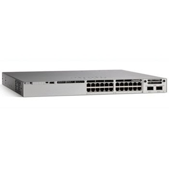 Суич Cisco C9300L-24T-4X-E, 1000Mbps, 28 порта, 24x 10/100/1000Mbps RJ45, 4x 100/1000/10000Mbps SFP+ Uplink, 8GB RAM, 16GB Flash памет | JAR Computers Cisco C9300L-24T-4X-E