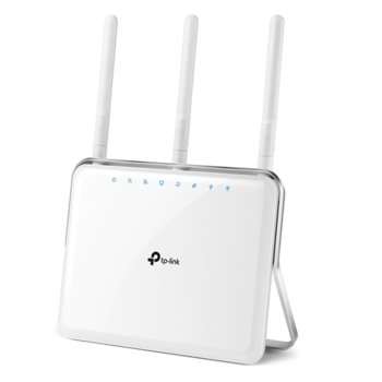 Рутер TP-Link Archer C9, 1900Mbps, 2.4GHz(600 Mbps)/5GHz(1300 Mbps), Wireless AC, 4x LAN 1000, 1x WAN 1000, 1x USB 3.0, 1x USB 2.0, 3x външни антени | JAR Computers TP-Link Archer C9 AC1900 Wireless Dual Band Gigabi