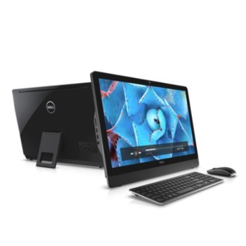 All in One компютър Dell Inspiron 3464 (5397064033514), двуядрен Kaby Lake Intel Core i3-7100U 2.40 GHz, 23.8" (60.45cm) Full HD IPS Display, 4GB DDR4 RAM, 1TB, 2x USB 3.0, клавиатура и мишка, Windows 10 Home | JAR Computers Dell Inspiron 3464 5397064033514