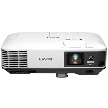 Проектор Epson EB-2250U с подарък адаптер Epson ELPAP10, 3LCD, WUXGA (1920 x 1200), 15,000:1, 5,000 lm, 1x DisplayPort, 2x HDMI, 2x VGA, 1x RJ45, бял image